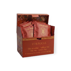 L'Or Rouge sachets – boîte ouverte