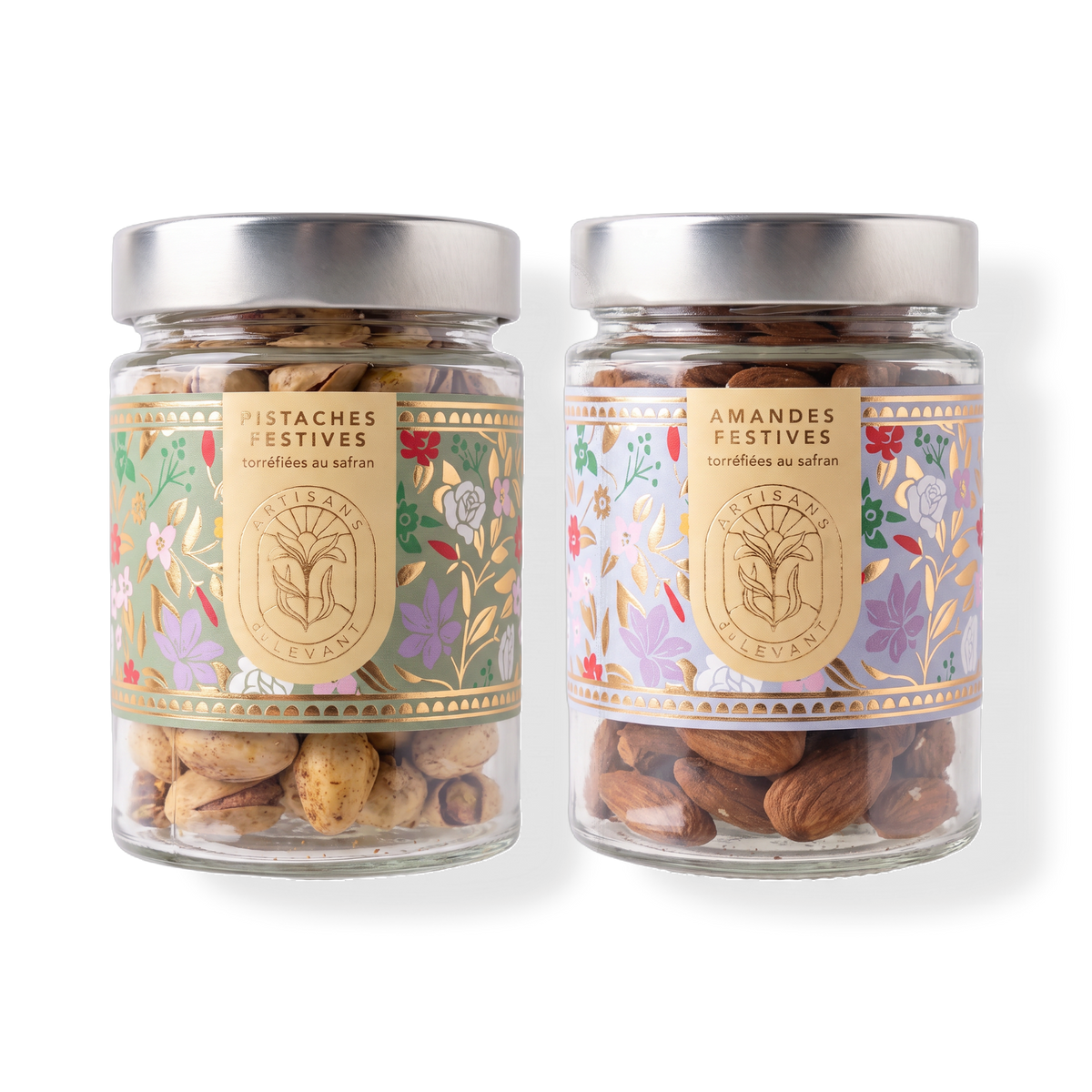 Le Duo Festif – Pistaches Festives et Amandes Festives