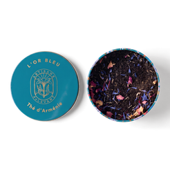 Thé L'Or Bleu vrac – boîte ouverte