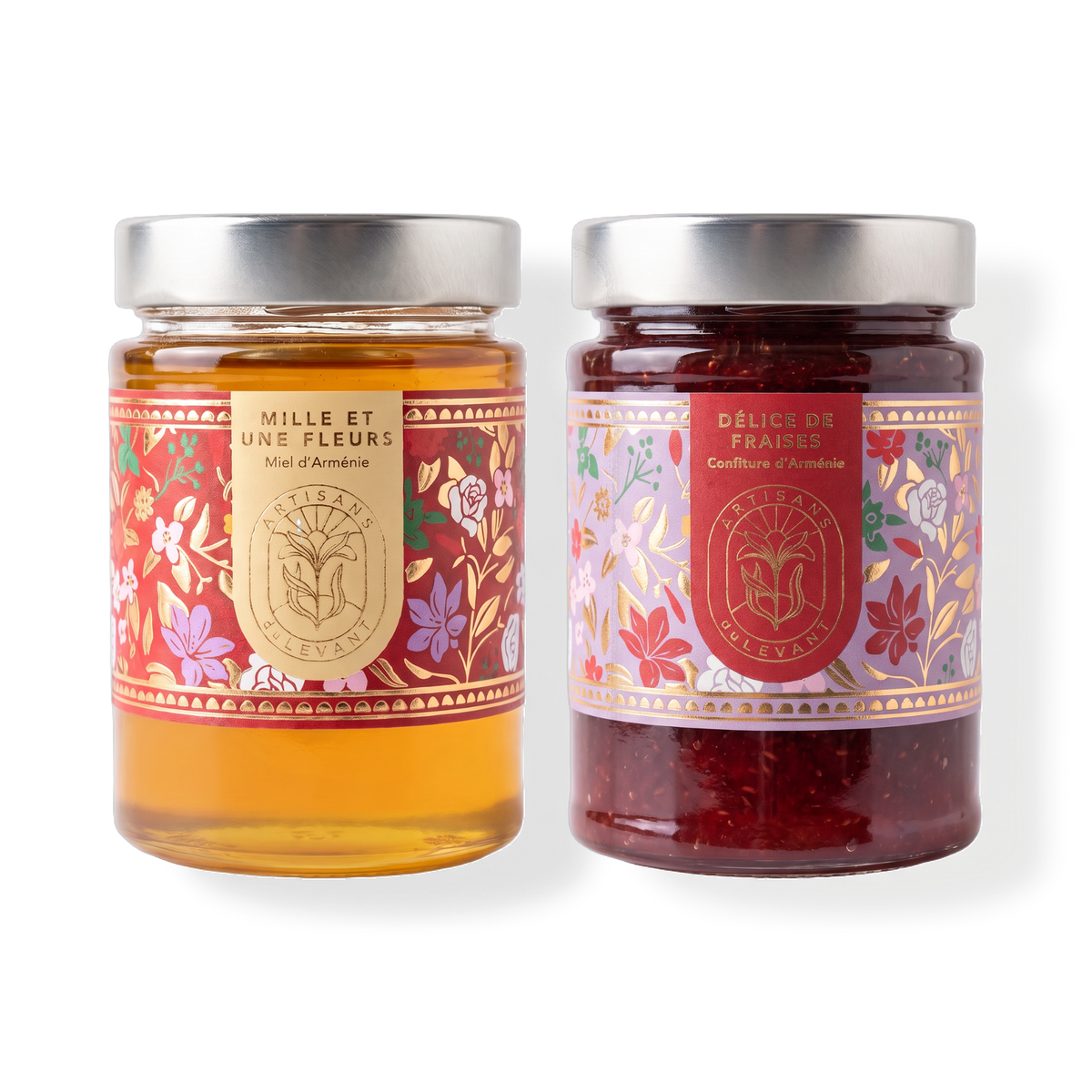 Le Duo Miel et Fraise – Mille et Une Fleurs et Délice de Fraises